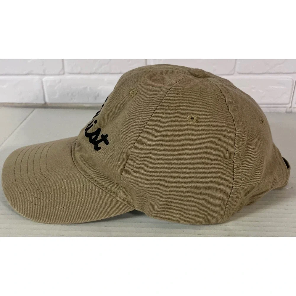 Titleist‎ Golf Hat Mens OSFA Tan Adjustable Strapback ULGC Logo Cap